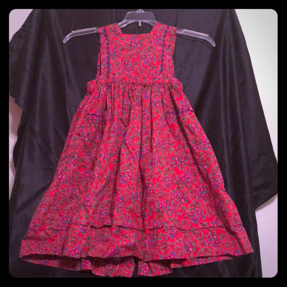 Red flower jumper